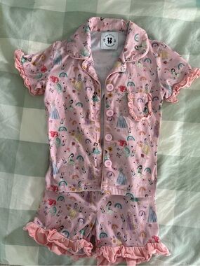 Disney Princess Pajama Shorts Set